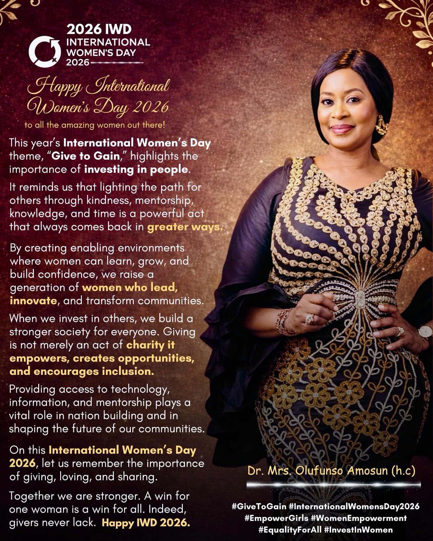 Happy International Women's Day 2026