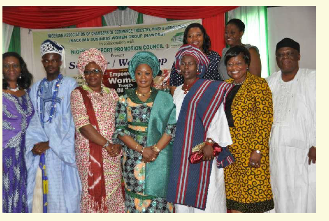Mrs. Amosun hosting the NACCIMA Business Women Group