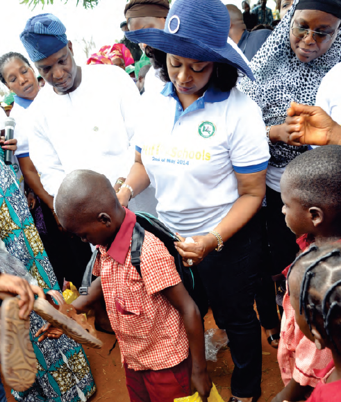 Pupils at a rural public school supported by the UPLIFTing Schools programme