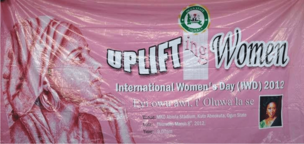 Women gathered at MKO Abiola Stadium for the UPLIFTing Women celebration